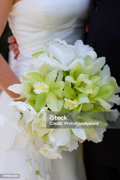 Bouquet Flanges Stock Photo - Download Image Now - Bouquet, Bride, Dress