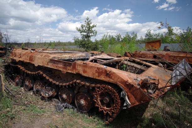 istock Russian IFV was destroyed by the Ukrainian army. 1398856782