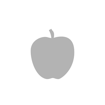 apples icon on a white background, vector illustration