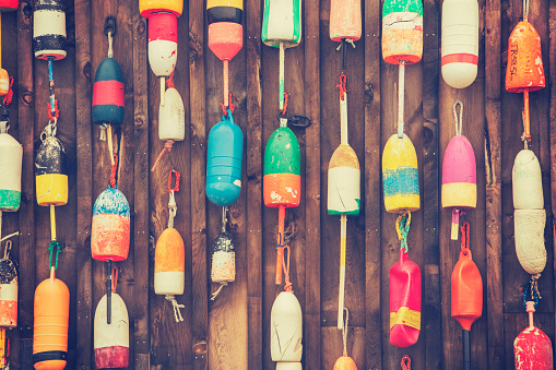 Cape Cod lobster buoys