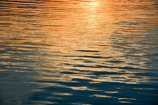 Golden water as a background