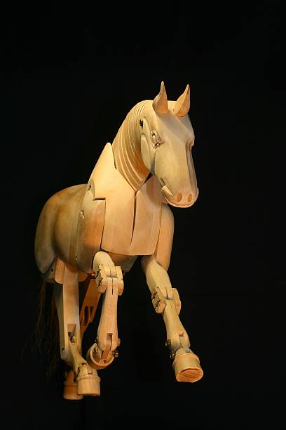 istock Horse mannequin gallop 139886606