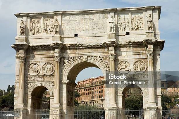 Arch Of Constantine Stock Photo - Download Image Now - Ancient, Arch - Architectural Feature, Architectural Column