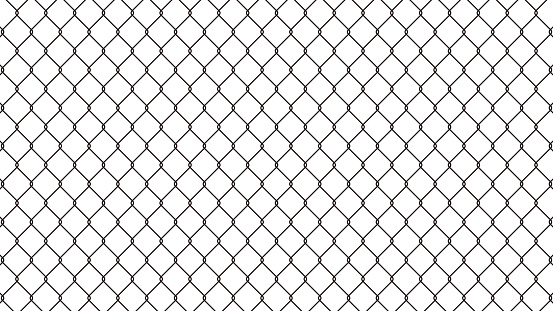 Safety fence pattern vector background.