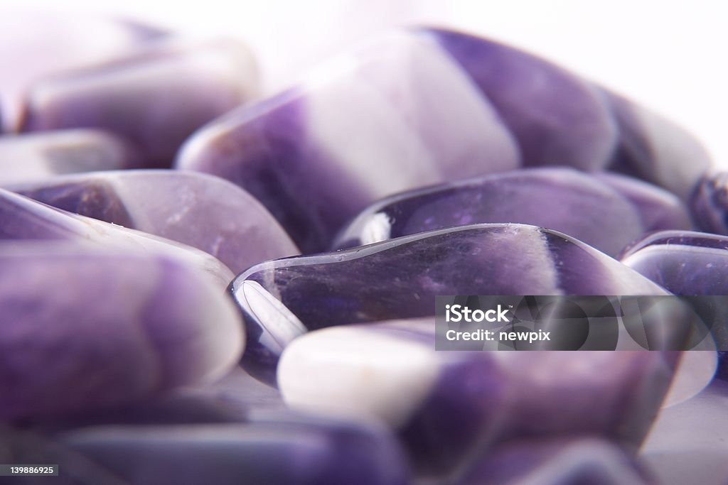 Amethyst Tumblestones2 - Lizenzfrei Alternative Behandlungsmethode Stock-Foto