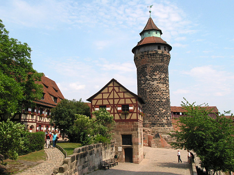 Nuremberg is a city in the German state of Bavaria, in the administrative region of Middle Franconia. It is situated on the Pegnitz river and the (Rhine-) Main-Danube Canal.