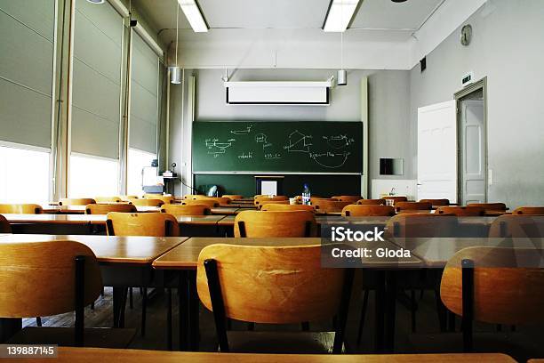 Empty Classroom Stock Photo - Download Image Now - Classroom, Lecture Hall, Empty