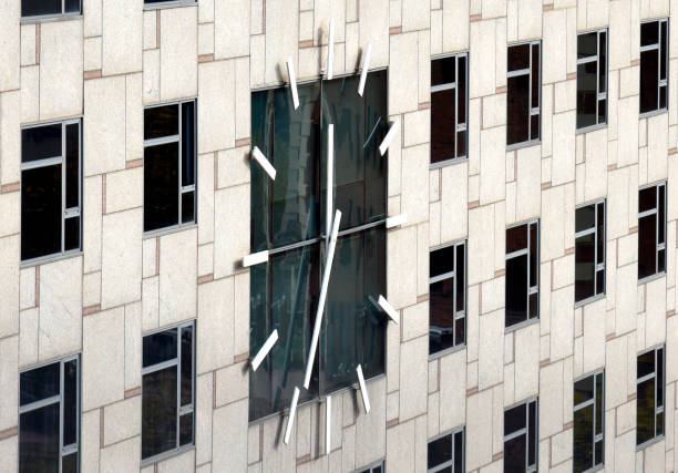 Free Stock Photo of Tall Building With Clock and Many Windows ...