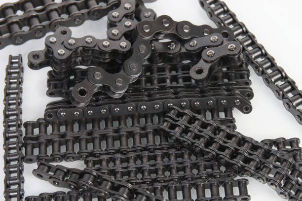 istock industrial driving roller chain on white background 1398873489
