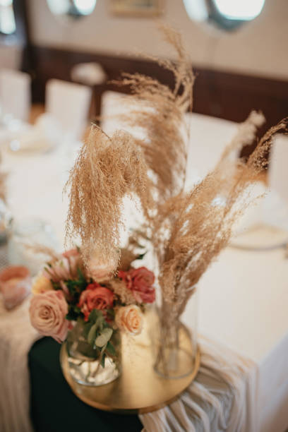 istock Rustic decoration. Table decoration. Flower decoration for a special occasion. 1398873779