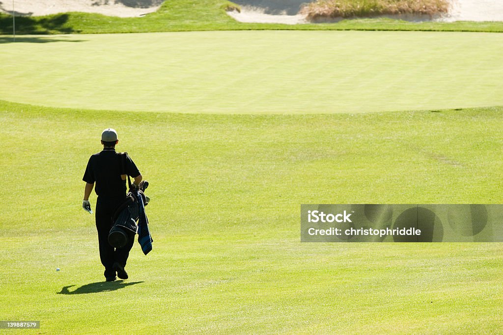 En el campo de golf - Foto de stock de Actividades recreativas libre de derechos