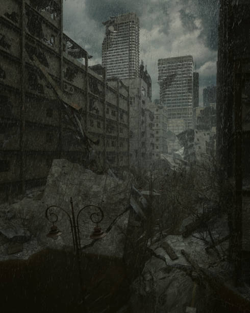 istock Post Apocalyptic Torrential Rain 1398876052