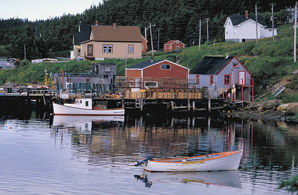 istock Nova Scotia Fishing Village 139888629