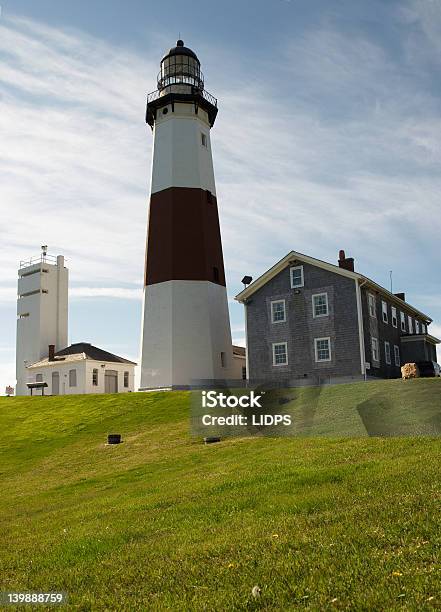 Photo libre de droit de Phare De Montauk Domaine banque d'images et plus d'images libres de droit de Architecture - Architecture, Blanc, Bleu