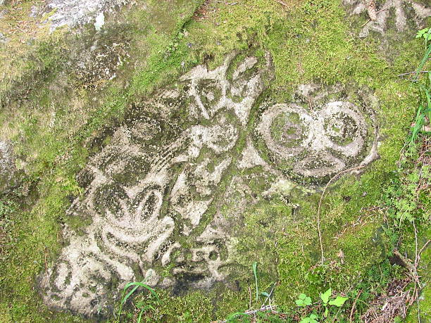 petroglyphs - columbia missouri imagens e fotografias de stock