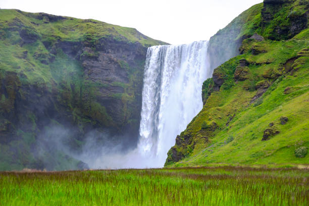 istock The Skogafoss waterfall in Iceland 1398891743