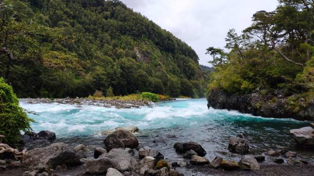 istock Petrohue Rapids (Saltos de Petrohue) nature scene, Chile. 1398892253