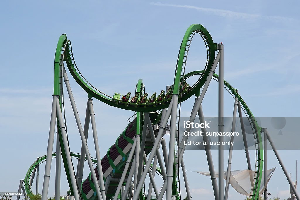 Grandes montagnes russes - Photo de Universal Studios Florida libre de droits