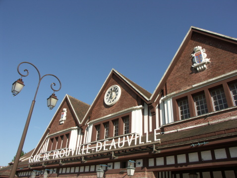 Railway station of Trouville-Deauville (Normandy, France)