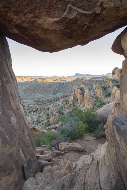 istock Looking through Balance Rock in Big Bend National Park 1398894336