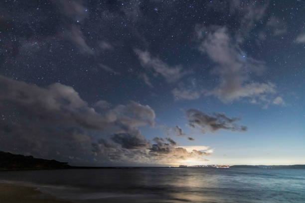 istock The night sky at the beach 1398897289