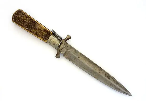 Old hunting pocket knife