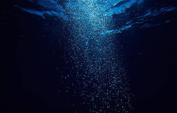 bubbles - ocean under water stockfoto's en -beelden