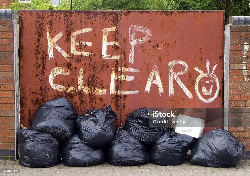 Соде�ржите Ясный-черный Бин сумки - Стоковые фото Keep Clear - английское словосочетание роялти-фри