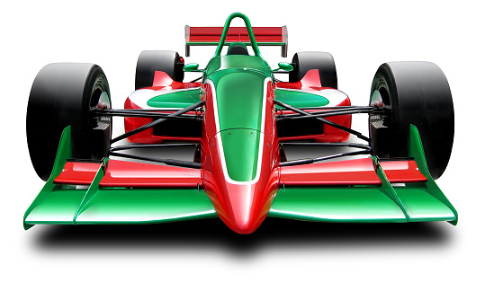 open-wheel single-seater racing car style race car ready for your companies logos