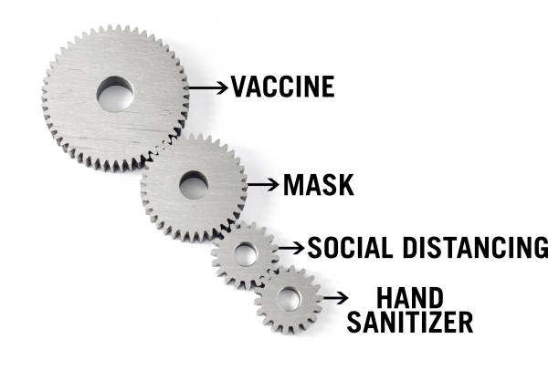 istock Gearwheels and post Covid recovery formula 1398905857