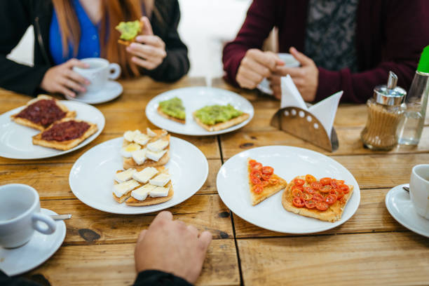 istock Chilean snacks at a sidewalk cafe 1398907713