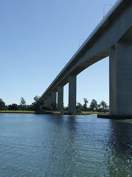 under the gateway bridge stock photo