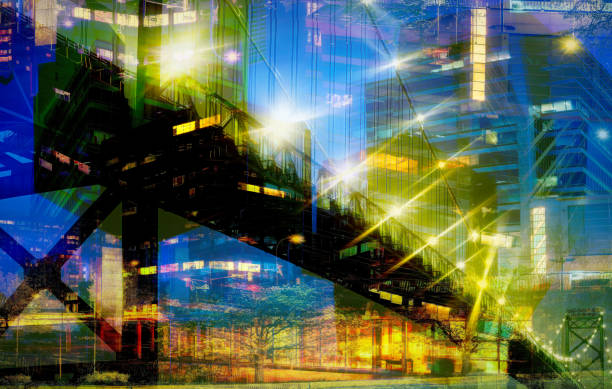 istock The Windsor, Ontario Abstract Skyline at Dusk 1398915493