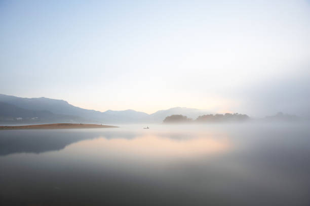 Scenery of Garden Lake in Qichun County, China