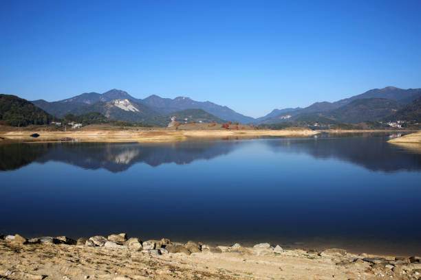 Scenery of Garden Lake in Qichun County, China