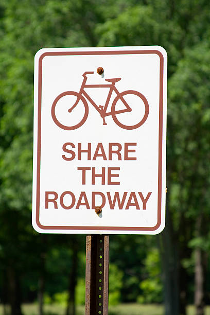istock Share the Roadway with Bicyles 139891643