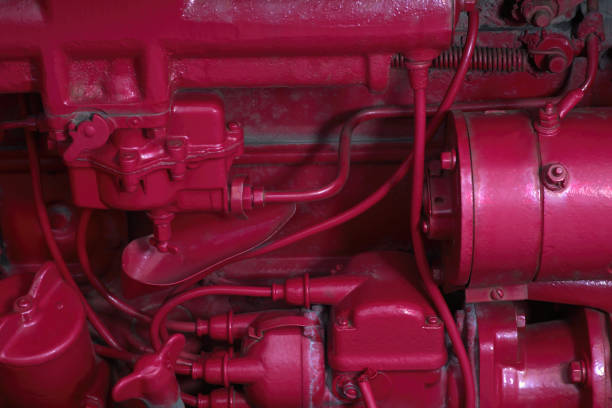 istock red painted engine old machine parts industrial background antique technology mechanic motor details 1398916901