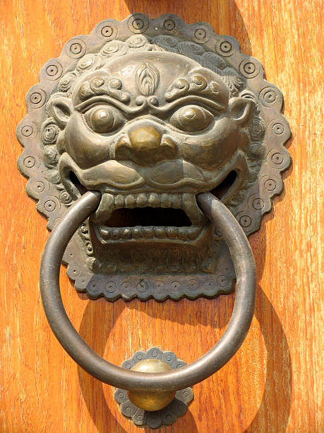 istock Door Handle at Jing An Temple 139892034