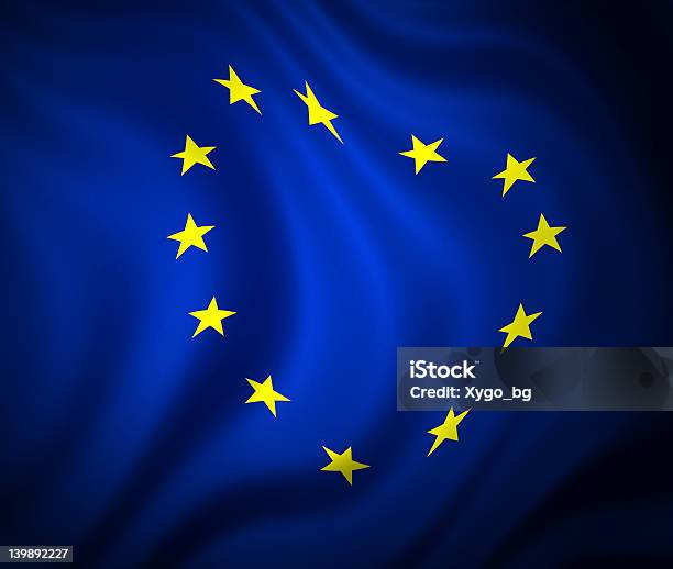 Bandiera Della Comunità Europea - Fotografie stock e altre immagini di Bandiera - Bandiera, Bandiera dell'Unione Europea, Bandiera nazionale europea