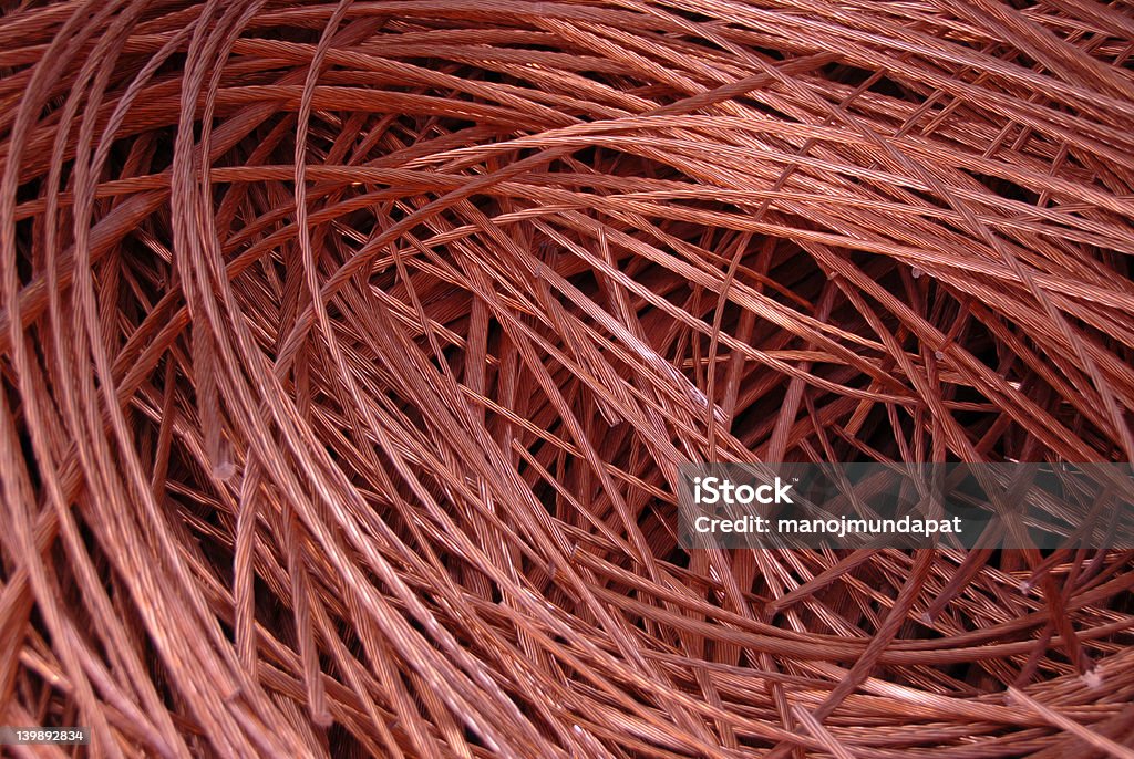 Copper - Lizenzfrei Altmetall Stock-Foto