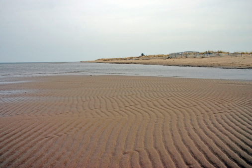 Low tide along Northern New Brunswick.