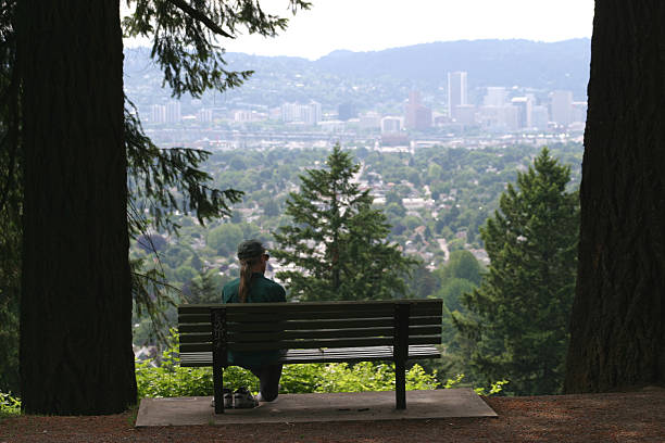 istock looking at downtown Portland 139893237