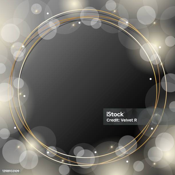 Particle Background Border Particle Background Stock Illustration - Download Image Now - Abstract ...