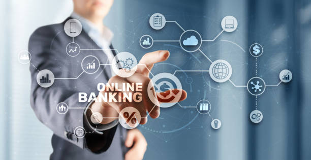 istock Online banking and payments. Digital marketing 1398933780