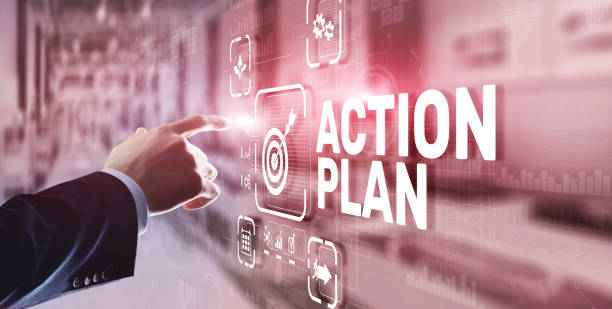 istock Business Action Plan strategy concept on virtual screen. Time management 1398933800