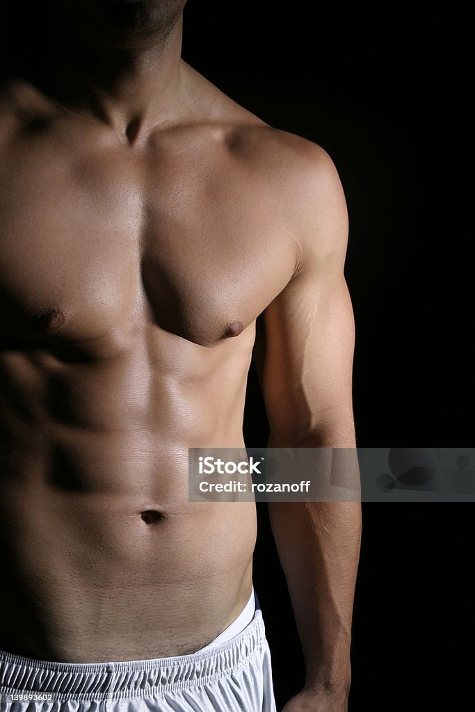 Homme torse - Photo de Abdomen libre de droits