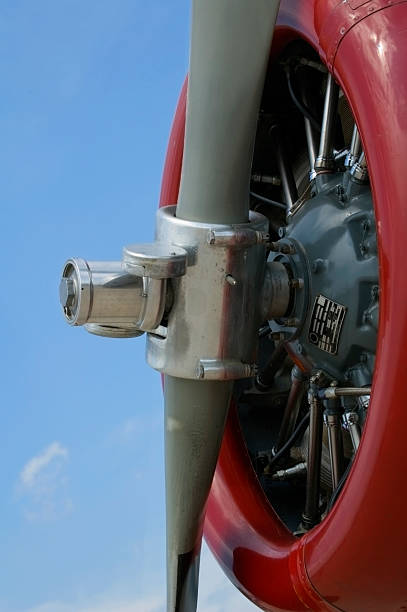 istock AT-6 Texan Propeller and Engine Against Sky 139893942