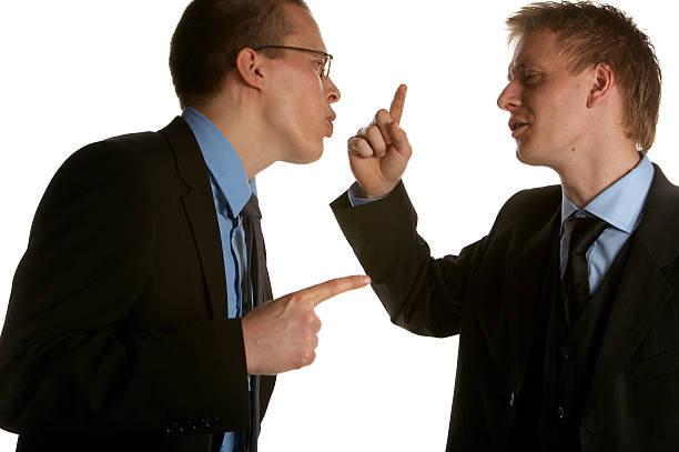 istock Business team in a dispute 139894019