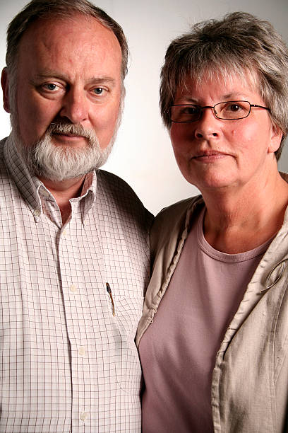 mature couple stock photo