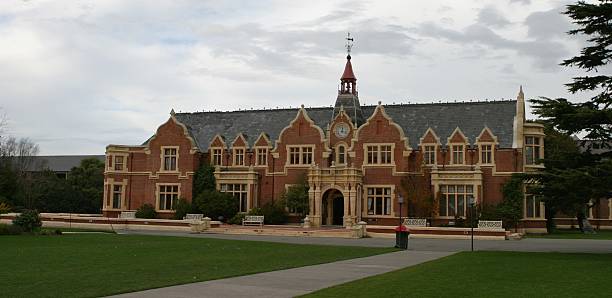 Ivey Hall, Lincoln University, New Zealand. stock photo